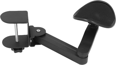 Adjustable Arm Rest for Desk Clamp On, Rotating Elbow Rest Holder Ergonomic Armrest Pad for Home Office, CShaped Clamp Aluminum Alloy Plastic Arm Support Extender Flexible 360 in Kuwait