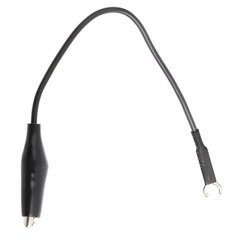 Jeanoko 4PCS Oscilloscope Probe Ground Wire Cable with Clamp, Plastic Oscilloscope Probe Accessories, Test Leads,Conform to RoHS Standard in Kuwait