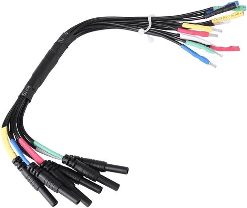 YWBL-WH HT306 6 Channel Universal Automotive Diagnostic Oscilloscope Test Leads with Color Coded Insulated Probes for Performing Real Time Signal Analysis in Kuwait