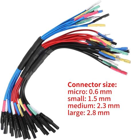 YWBL-WH HT306 6 Channel Universal Automotive Diagnostic Oscilloscope Test Leads with Color Coded Insulated Probes for Performing Real Time Signal Analysis in Kuwait