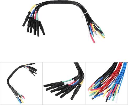 YWBL-WH HT306 6 Channel Universal Automotive Diagnostic Oscilloscope Test Leads with Color Coded Insulated Probes for Performing Real Time Signal Analysis in Kuwait