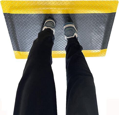 Anti-fatigue Conductive Mats Leg Feet Lower Stress Relief, Long 45 30 35 24 28 Inch Floor Mat for Standing All Day Work, Antistatic Ergonomic Stand Foot Mat Laundry Garage Workshop,24x33x(4/5)in in Kuwait