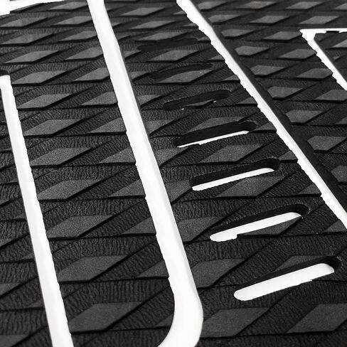 Surfboard Traction Pads Set, 9 Pieces EVA Pads for Front and Back, Adjustable with 3 Adhesive, Fits All Board Sizes (Black) in Kuwait