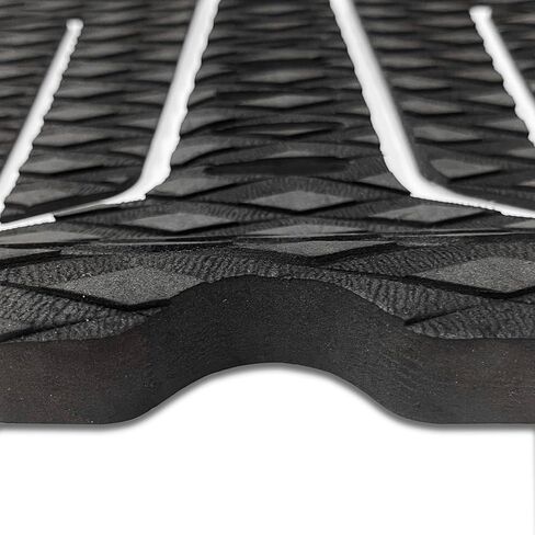 Surfboard Traction Pads Set, 9 Pieces EVA Pads for Front and Back, Adjustable with 3 Adhesive, Fits All Board Sizes (Black) in Kuwait