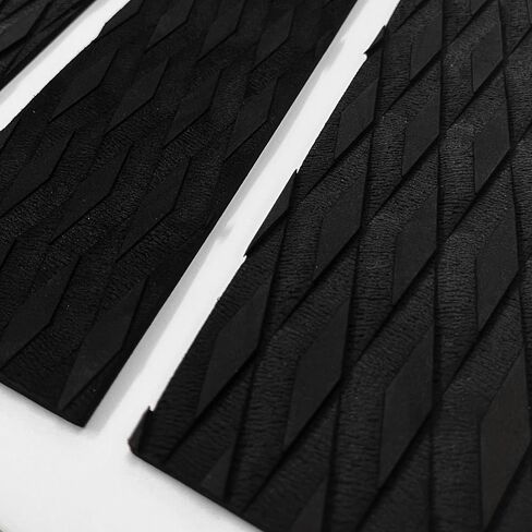 Surfboard Traction Pads Set, 9 Pieces EVA Pads for Front and Back, Adjustable with 3 Adhesive, Fits All Board Sizes (Black) in Kuwait