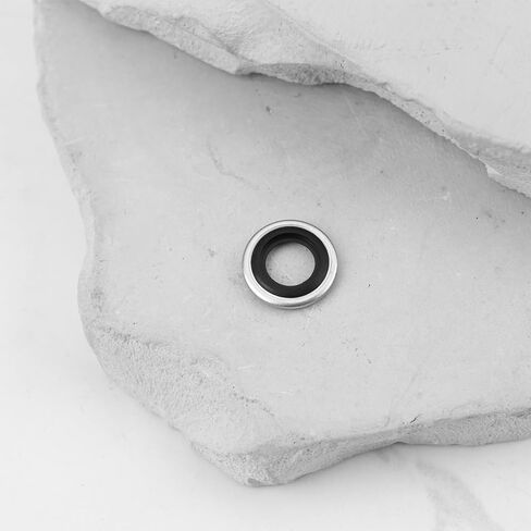 SING F LTD 50Pcs M5 Bonded Seal Washers Nitrile Sealing Washer 5.7x9x1mm for Car in Kuwait