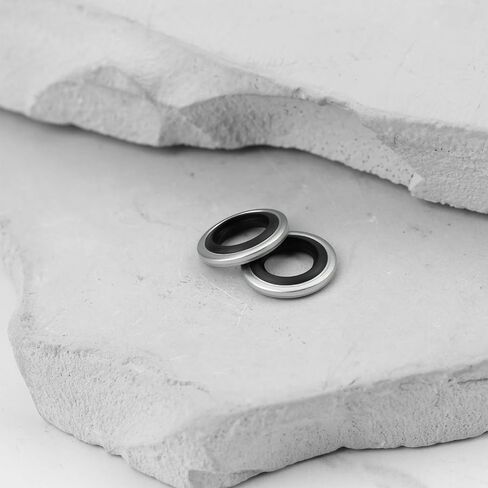 SING F LTD 50Pcs M5 Bonded Seal Washers Nitrile Sealing Washer 5.7x9x1mm for Car in Kuwait