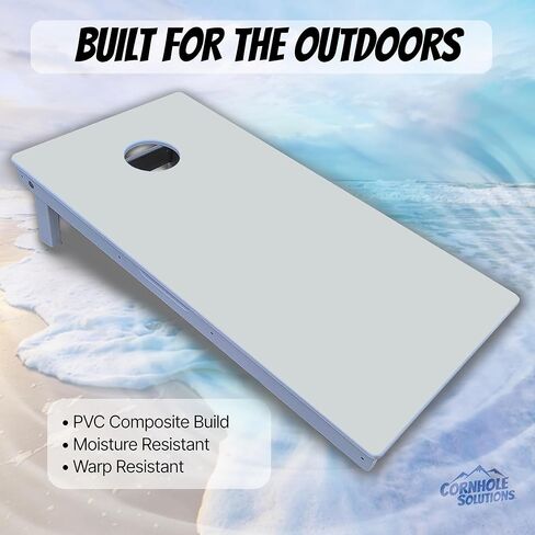 Cornhole Solutions All-Weather Cornhole Boards Set – Regulation 2x4 ft Boards with 8 Bags, Reinforced Folding Legs, Premium Outdoor Game in Kuwait