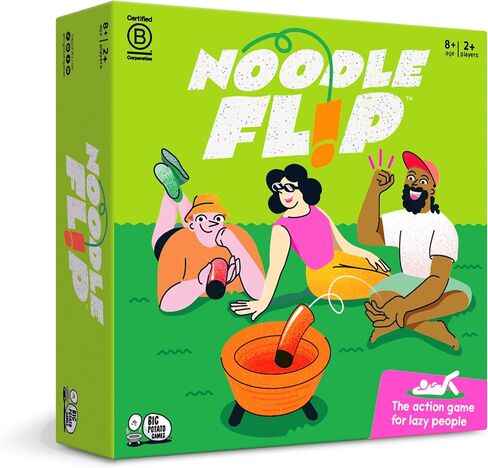 Noodle Flip: Ultimate Toss Game for The Beach or Yard | No Sweat Action Game | Fun for Adults, Kids and Groups | Age 8+, for 2+ Players in Kuwait