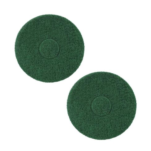 12" Green Medium Abrasive Floor Pad (2pcs) for Oreck ORB550MC Orbiter Floor Machine, Ideal for Stone, Glass, Tile, Unfinished Concrete, Terrazzo and Vinyl in Kuwait