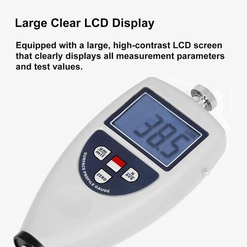 جهاز قياس خشونة سطح الجيب 0–750 ميكرومتر، مقياس الخشونة الرقمي مع شاشة LCD، قياس حثي بدقة عالية ±5 ميكرومتر، لورشة عمل قوالب الأجزاء المعدنية الآلية in Kuwait