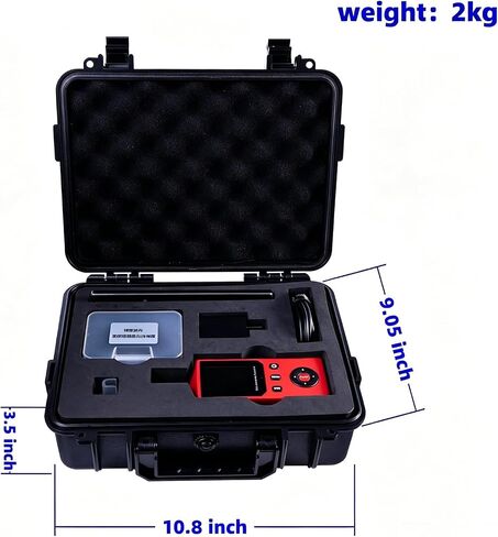 Handheld Surface Roughness Tester, Digital Roughness Gauge Profilometer with 5µm Diamond Inductive Probe, 0.001 µm Resolution, 14 Parameters, for Machining Metal Quality Control in Kuwait