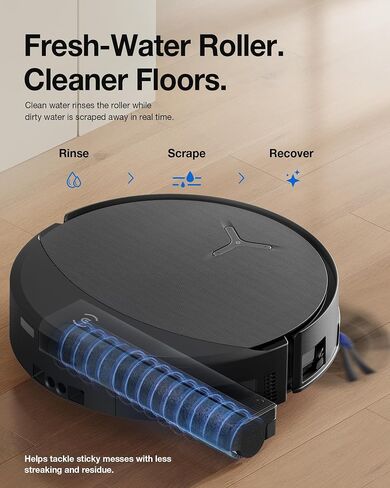 ECOVACS DEEBOT X11S PRO Omni Robot Vacuum and Mop، 30000Pa، TrueEdge Roller Mopping، محطة Omni للتنظيف بدون جهد، شحن سريع لمدة 3 دقائق للمنزل الكبير، ZeroTangle، تجنب الذكاء الاصطناعي، وكيل YIKO in Kuwait
