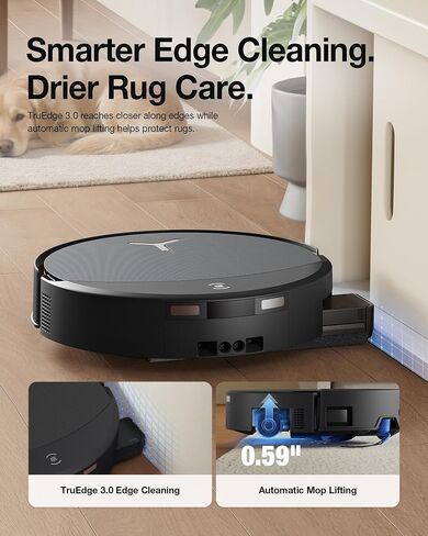 ECOVACS DEEBOT X11S PRO Omni Robot Vacuum and Mop، 30000Pa، TrueEdge Roller Mopping، محطة Omni للتنظيف بدون جهد، شحن سريع لمدة 3 دقائق للمنزل الكبير، ZeroTangle، تجنب الذكاء الاصطناعي، وكيل YIKO in Kuwait