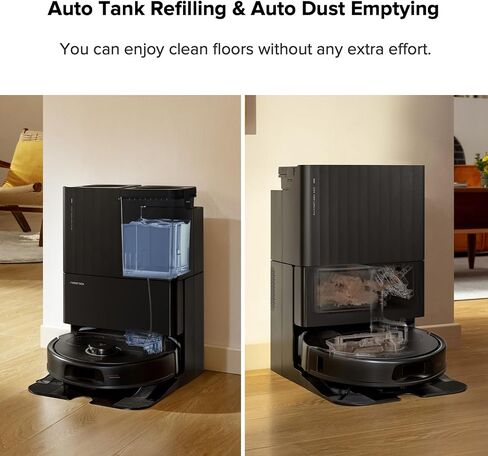 مكنسة وممسحة roborock Qrevo Pro Robot مع تقنية FlexiArm Design Edge Mopping، وغسل ممسحة الماء الساخن الديناميكي وتجفيف الممسحة تلقائيًا، شفط 7000 باسكال (متجدد) in Kuwait
