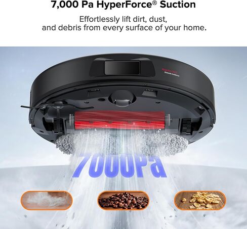 مكنسة وممسحة roborock Qrevo Pro Robot مع تقنية FlexiArm Design Edge Mopping، وغسل ممسحة الماء الساخن الديناميكي وتجفيف الممسحة تلقائيًا، شفط 7000 باسكال (متجدد) in Kuwait