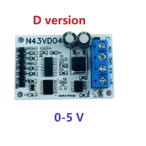وحدة الإدخال التناظرية ذات 4 قنوات 4-20mA 0-10V RS485 Modbus RTU ADC للحصول على البيانات لـ PLC (0-5V) in Saudi Arabia