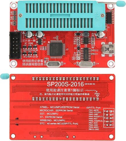 مبرمجي الرقائق SP200SE/SP200S الإصدار المحسن USB PIC مبرمج رقاقة الذاكرة برمجة الموقد in Kuwait