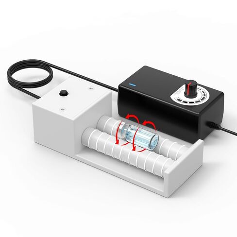 Vial Roller Mixer for Peptide & Bac Water Mixing, Gentle Rolling Mixer for 3ml 5ml 10ml 30ml Vials, Smooth Reconstitution Without Shaking, Adjustable Speed Compact Vial Mixing Tool (White) in Kuwait