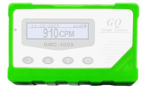 GQ GMC Digital Geiger Counter Nulcear Radiation Detector Drop-Proof Silicone Case (Black, Green, Yellow) (Yellow) in Kuwait