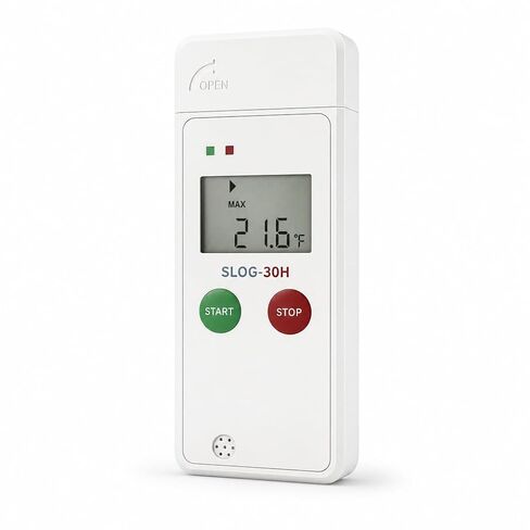 USB Temperature Data Logger,Temperature Recorder with 65000 Points,Auto PDF Report,180days Cold Chain Refrigerator Thermometer in Kuwait