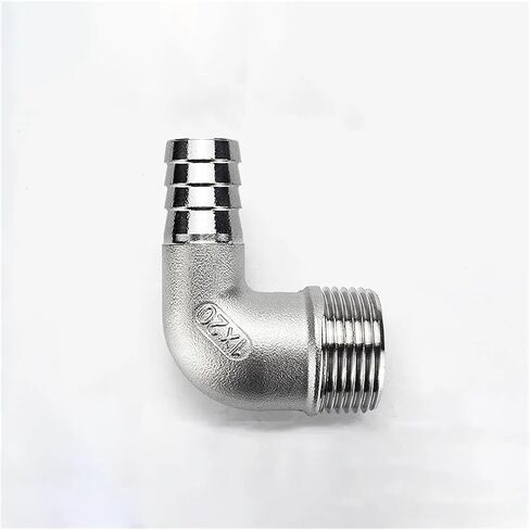 الزاوية اليمنى الكوع 90 درجة 1-1/4 "BSPT ذكر x خرطوم ذيل 32 مللي متر موصل 304 الفولاذ المقاوم للصدأ in Kuwait