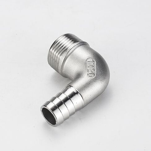 الزاوية اليمنى الكوع 90 درجة 1-1/4 "BSPT ذكر x خرطوم ذيل 32 مللي متر موصل 304 الفولاذ المقاوم للصدأ in Kuwait