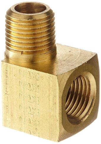 Eaton Weatherhead 3400X2 Brass CA360 Fitting, 90-Degree Elbow, 1/8" NPT Female x 1/8" NPT Male (Pack of 10) in Saudi Arabia