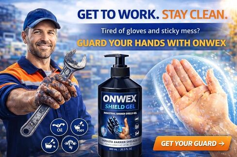 – Next-Generation Protective Barrier Hand Gel | Advanced Skin Shield Technology | Invisible Protection Against Paint, Motor Oil, Black Silicone, Foam, Super Glue & Industrial Contaminants in Kuwait