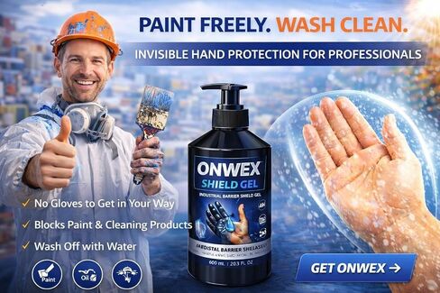 – Next-Generation Protective Barrier Hand Gel | Advanced Skin Shield Technology | Invisible Protection Against Paint, Motor Oil, Black Silicone, Foam, Super Glue & Industrial Contaminants in Kuwait