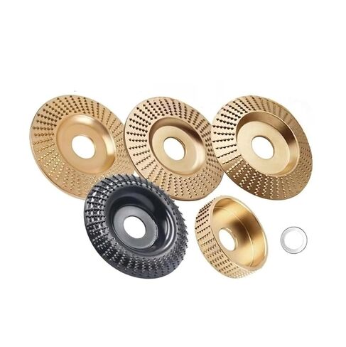 6Pcs Wood Carving Disc Set for Angle Grinder – Carbon Steel Grinding & Polishing Wheels for Wood Sanding in Kuwait
