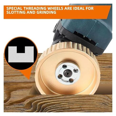 6Pcs Wood Carving Disc Set for Angle Grinder – Carbon Steel Grinding & Polishing Wheels for Wood Sanding in Kuwait