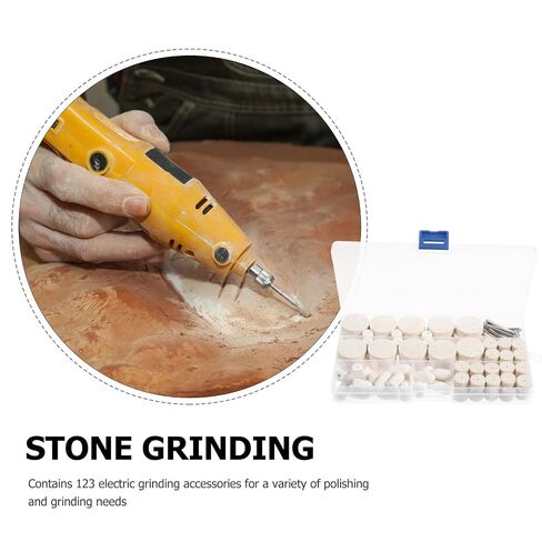 FOMIYES Buffing and Polishing Kit for Rotary Tools with Stainless Steel Wool Polisher Wheels, Smooth and Even Surface Finish, Fine Finish, for Workshop Use by DIY Enthusiasts in Kuwait