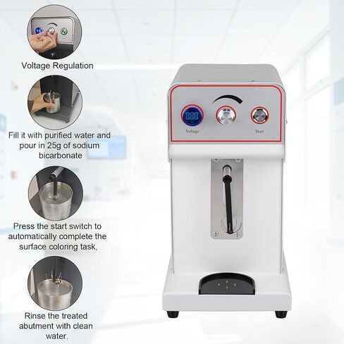 500W Dental Lab Titanium Alloy Coating Instrument Gold Plating Electroplating Machine with Stainless Steel Cup in Kuwait