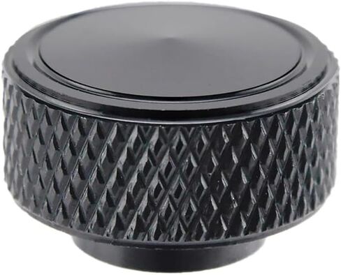 Pirate Mfg Black Knurled Air Cleaner Wing Nut 1/4"-20, Fits Universal Hot Rod in Kuwait