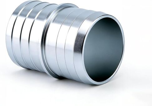 1-1/2 Inch Hose Barb Splice Coupler Repair Fitting, 2 Pack Aluminum Hose Barb Fittings 4 Clamps - Radiator Coolant Connector Fitting for Intercooler Heat Exchanger Fluid Hose Repair in Kuwait