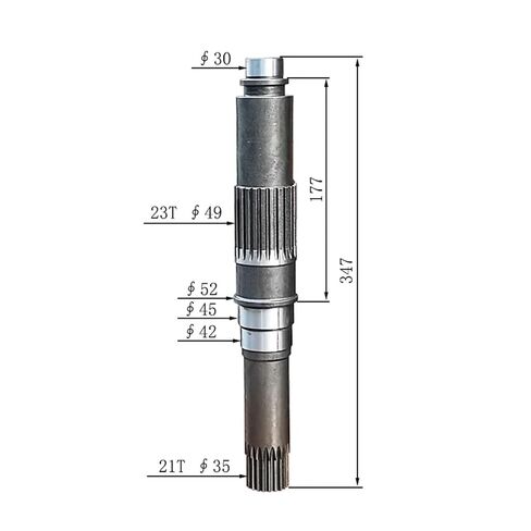 مناسبة للحديثة R210LC-3-7-9 حفارة السفر تروس المحرك عمود المضخة/عمود المحرك 21/23 الأسنان in Kuwait