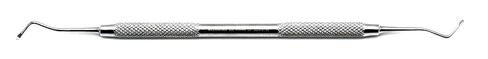 Dental 17W Excavators Spoons 1.2mm/1.25mm Double Ended Restorative Oral Steel Instruments in Kuwait