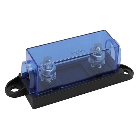 Heavy-Duty MEGA/ANM Fuse Holder, 300A 32V DC Rated | Stainless Steel M8 Studs for RV, Marine Auto in Kuwait