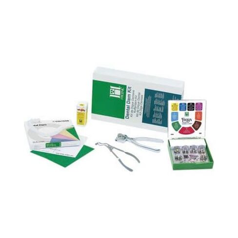 Coltene Whaledent H02778 Hygenic Fiesta Winged Dental Dam Complete Kit in Kuwait