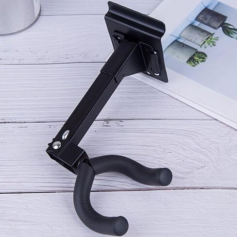 2Pieces Guitar Hook Wall Mount Space Saving Design Ukulele Hanger Iron Texture Perfect for Small Music Instruments Violin Wall Mount in Kuwait