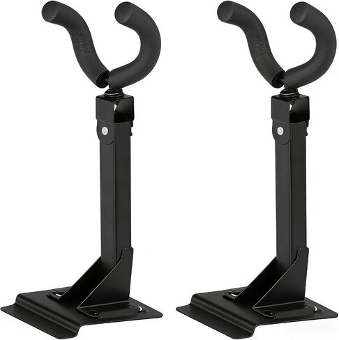 2Pieces Guitar Hook Wall Mount Space Saving Design Ukulele Hanger Iron Texture Perfect for Small Music Instruments Studio Equipment Hook in Kuwait