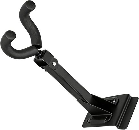 2Pieces Guitar Hook Wall Mount Space Saving Design Ukulele Hanger Iron Texture Perfect for Small Music Instruments Studio Equipment Hook in Kuwait
