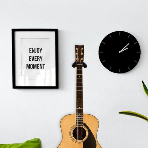 TIDTALEO Self-Locking Guitar Wall Mount Hanger Locking Design and Rubber Padding for Wall Mounting Electric Guitar, Bass, and Ukulele with Sturdy Iron Construction in Kuwait