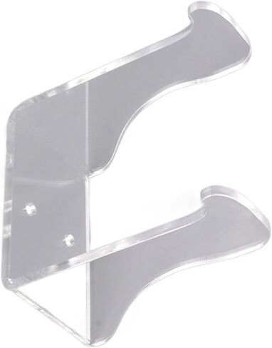 Guitar Wall Mount Hanger for Space Saving Storage Stylish Clear Acrylic Design for Guitars Violins and Ukuleles in Kuwait