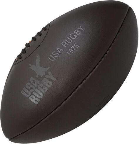 Gilbert Rugby Ball - USA Vintage Rugby Ball - Handcrafted Leather Ball Embossed with Team Logo in Kuwait