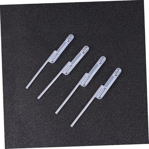 100pcs Long Straw Quantitative Dropper Straw Double-Cell Plastic Buret for Lab Use in Saudi Arabia