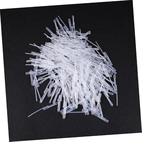 100pcs Long Straw Quantitative Dropper Straw Double-Cell Plastic Buret for Lab Use in Saudi Arabia