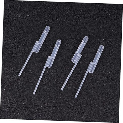 100pcs Long Straw Quantitative Dropper Straw Double-Cell Plastic Buret for Lab Use in Saudi Arabia