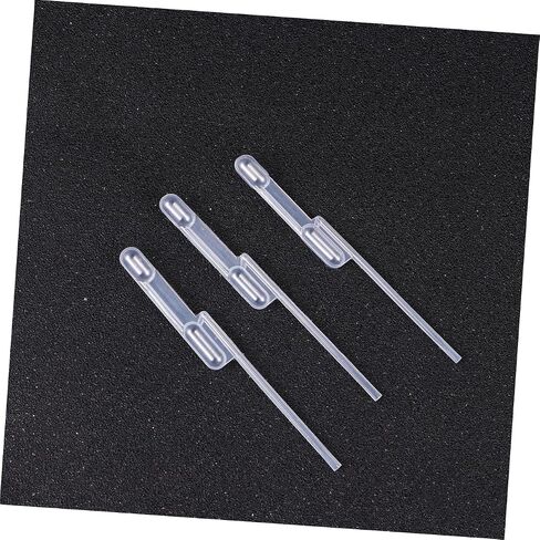 100pcs Long Straw Quantitative Dropper Straw Double-Cell Plastic Buret for Lab Use in Saudi Arabia